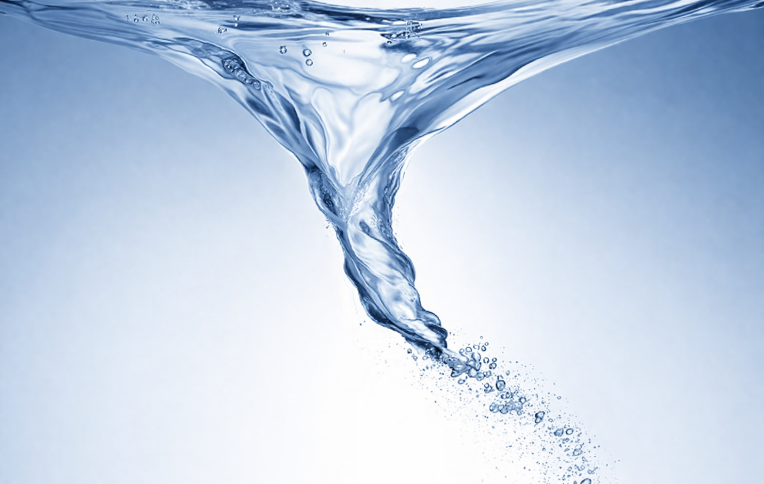 Helical flow dynamics illustration for the VortiFlow irrigation needle
