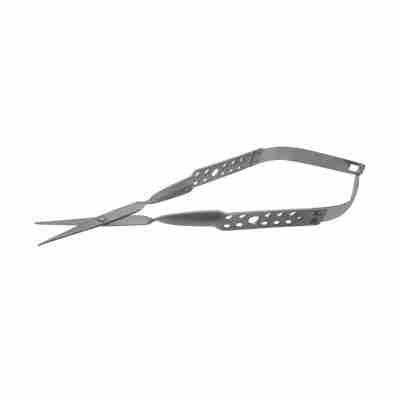 14cm Scissors Castroviejo Flat Handle Straight Sharp Tips