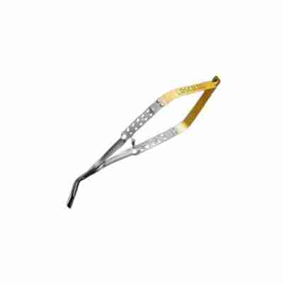 15cm Universal RAPTOR Forceps for points, posts and pedodontic crowns ThumLok® Carbide Flat Handle 45 deg N/S, narrow and durable Tips