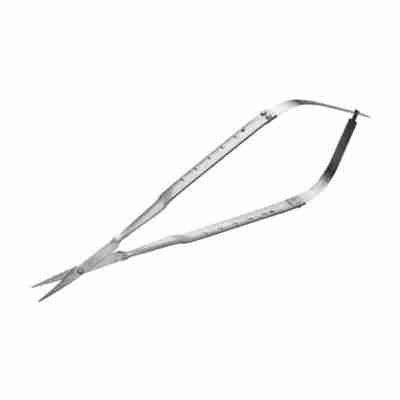 17.5cm Scissors Castroviejo Round Handle Straight Sharp Tips