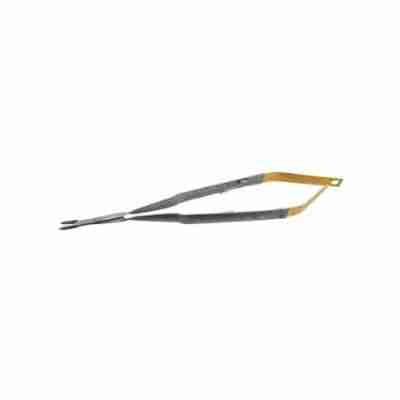 17.75cm Universal Needle Holder Castroviejo Lock Carbide Round Handle Straight Tips